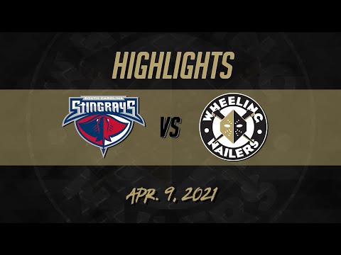 South Carolina Stingrays at Wheeling Nailers Game Highlights 4/9/21