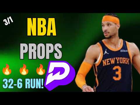 (32-6 RUN!🔥) BEST NBA PrizePicks Sunday 3/1/26 | FREE PICKS and PLAYER PROPS! | INSANE RUN!!!