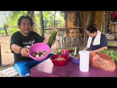 Pansuh Ikan Semah & Pansuh Ayam//Makan Malam Di Studio Abun Bilun 