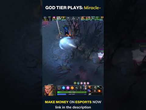 God Tier Plays feat. Miracle Invoker #Shorts - Best Dota 2 Gameplay