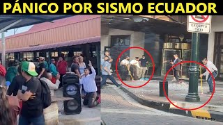 URGENTE: PÁNICO FUERTE SISMO EN ECUADOR 6.0 HAY DAÑOS / SISMO VENEZUELA
