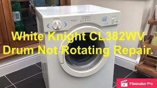 White Knight CL382WV Drum Tumble Dryer Not Turning/Rotating Repair
