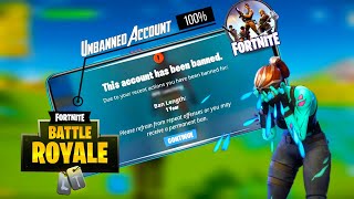 How To Unban Fortnite Banned Account | Appeal For Fortnite Banned Account