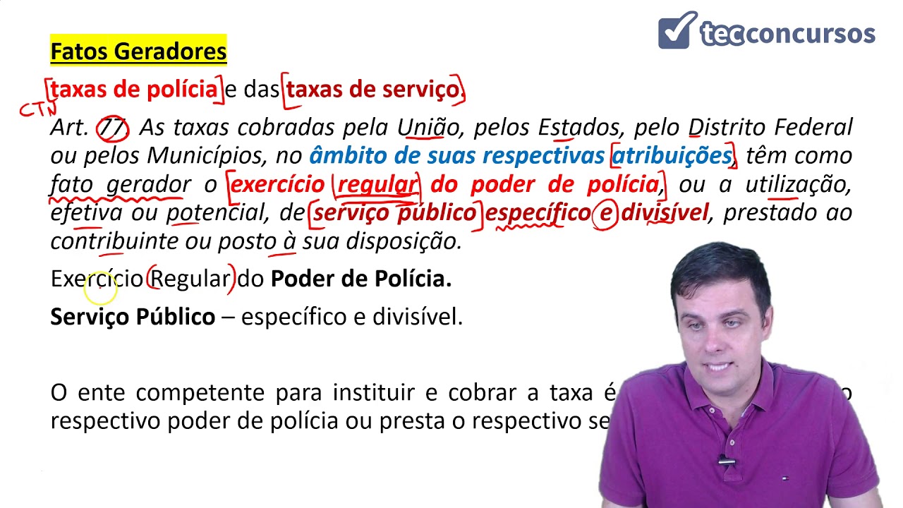 02.02. Aula de Taxas (Direito Tributário)