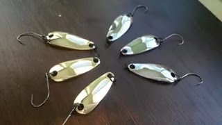 Блесны из алюминия на окуня
