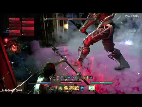 ESO Xbox First Immortal Redeemer [No Awareness] Tank Healer POV