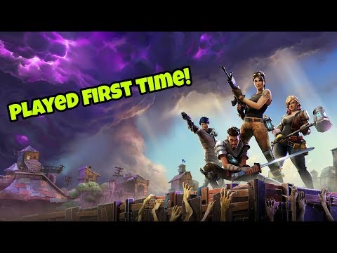 Fortnite Livestream (Playing first time) Video