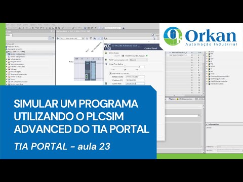 Simular um programa utilizando o PLCSIM Advanced do TIA PORTAL