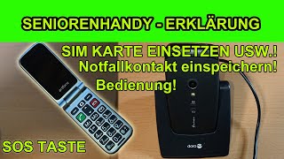 SENIORENHANDY PRIMO 406 TEST | ERKLÄRUNG | FUNKTIONEN | SOS TASTE | NUMMERN EINSPEICHERN | SIM-KARTE