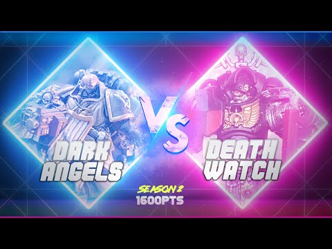 DARK ANGELS vs DEATHWATCH | WARHAMMER 40k Battle Report - 1600pts 9th Edition