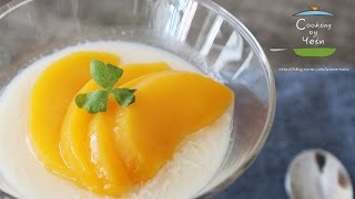 오늘 뭐 먹지? 황도 판나코타 만들기,판나코타 레시피 : How to Make Peach panna cotta, panna cotta recipe -Cooking tree 쿠킹트리
