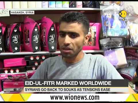 Eid-ul-Fitr marked worldwide; Indonesia prays for peace after deadly attacks