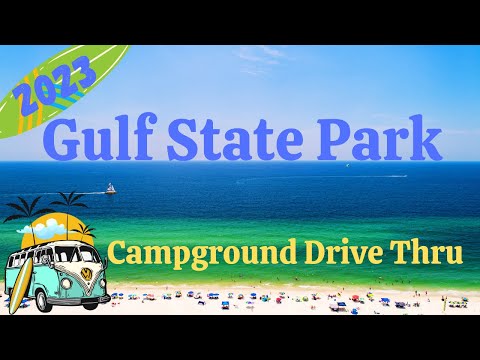 2023 Gulf State Park Campground FULL Drive Through