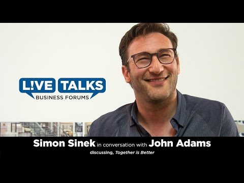Simon Sinek in conversation with John Adams