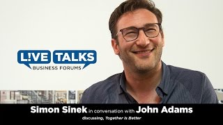 Simon Sinek in conversation with John Adams