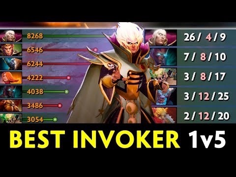 Sumiya 1vs5 — best Invoker in pub