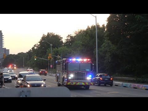 Toronto Fire Highrise Residential Fire Response 650 Parliament Street