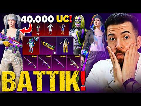 YIL DÖNÜMÜ SANDIĞINA 40.000 UC HARCADIK! (PİŞMAN OLDUM) - PUBG Mobile