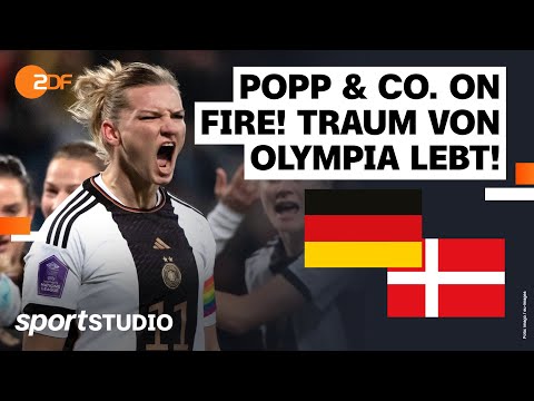 Deutschland – Dänemark Highlights | UEFA Women’s Nations League 2023/24 | sportstudio