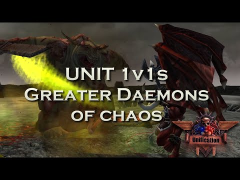 Dawn of War Unification Mod [v.6.9.25] - CSM Bloodthirster vs Chaos Greater Daemons | Warhammer 40K
