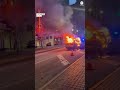Police vehicle set on fire in downtown Atlanta