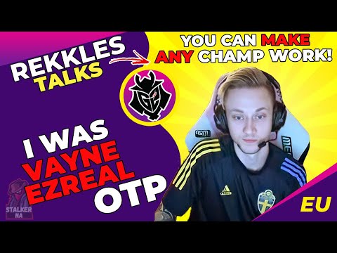 G2 Rekkles About Champion Pool | I Was Vayne and Ezreal OTP