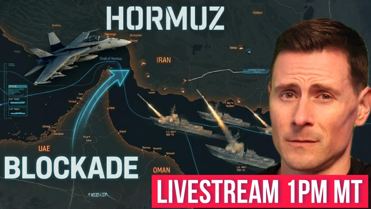 Trump Just Announced MASSIVE Naval Blockade of Strait of Hormuz LIVESTREAM 1PM MST April 12th