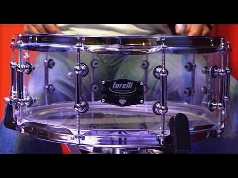 Caixa ACRÍLICA Torelli Diamante 14x5,5" Tube Lugs