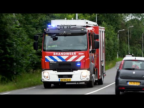 P1, Brandweer Dokkum [TS 02-4232] naar OMS brandmelding Dongeradyk Dokkum