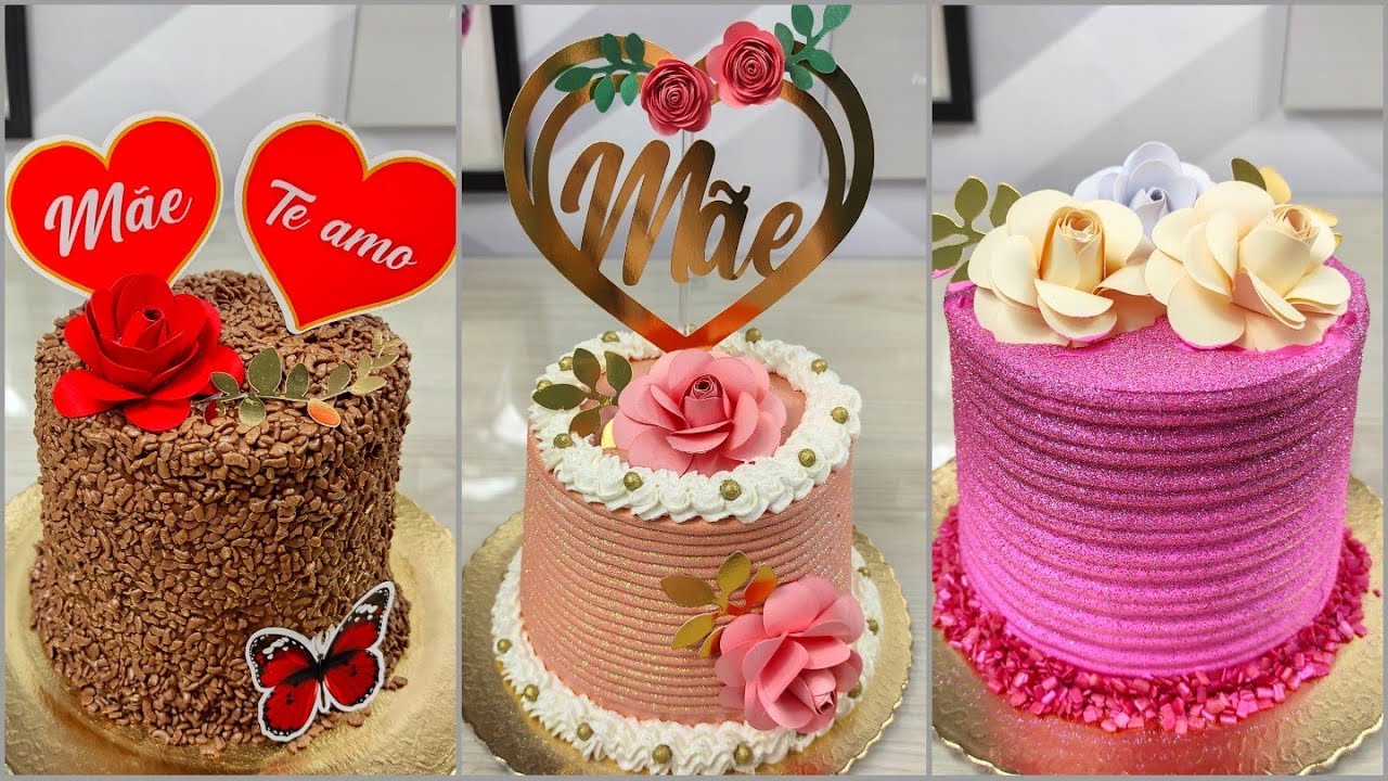 Mini Bolos para o Dia das Mães - 3 Opções de Decorações pra você VENDER MUITO- Especial dia das Mães