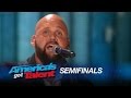 America's Got Talent 2015 - Benton Blount Rock Loving Dad Sings Fight Song  Cover - Semi Final