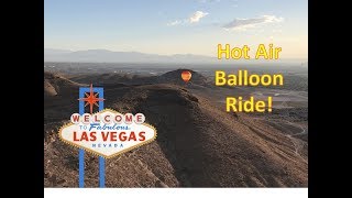Beautiful Las Vegas Hot Air Balloon Ride Over Red Rock Canyon