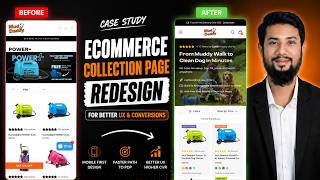 Ecommerce Collection Page Redesign | Collection page CRO design