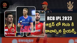 RCB Targeted Players For Ipl 2023 #Rcb2023 Rcb Updates Telugu | Rcb Telugu | Rcb Ipl 2023 #Ipl2023