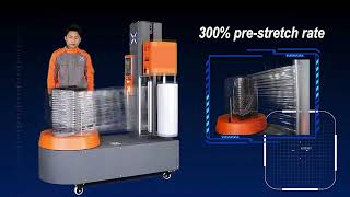 Paxum® Airport Luggage Wrapping Machine — X0-BG video 1