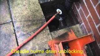 preview picture of video 'Cheadle hulme drain unblocking blocked drains cheadle hulme'