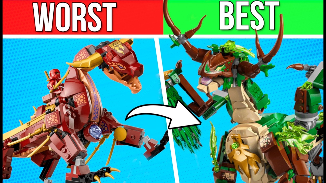 Ranking Every LEGO Ninjago Dragon's Rising Dragon | (Worst to Best!)