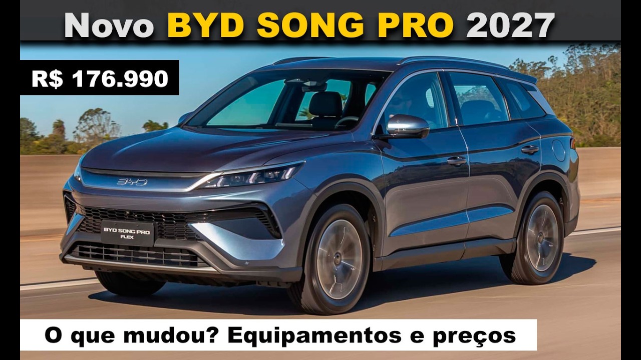 Novo BYD Song Pro 2027 renovado, mais equipado, barato e com motor flex, ficou imbatível !
