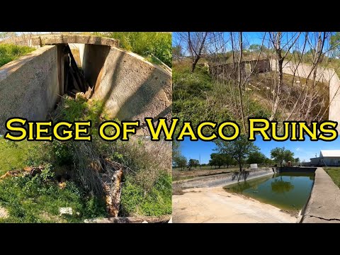 Siege of Waco Compound Ruins: Then and Now