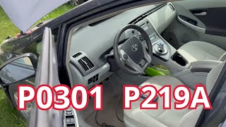 Toyota Prius | P0301 and P219A (simply fix)