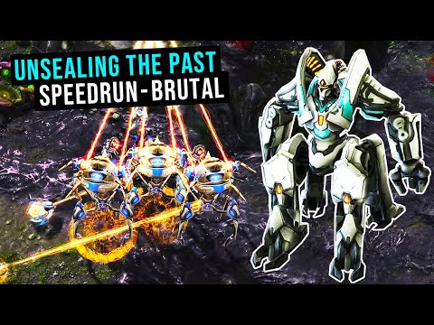 StarCraft 2 LotV Speedrun - Mission 12: Unsealing the Past (Brutal)