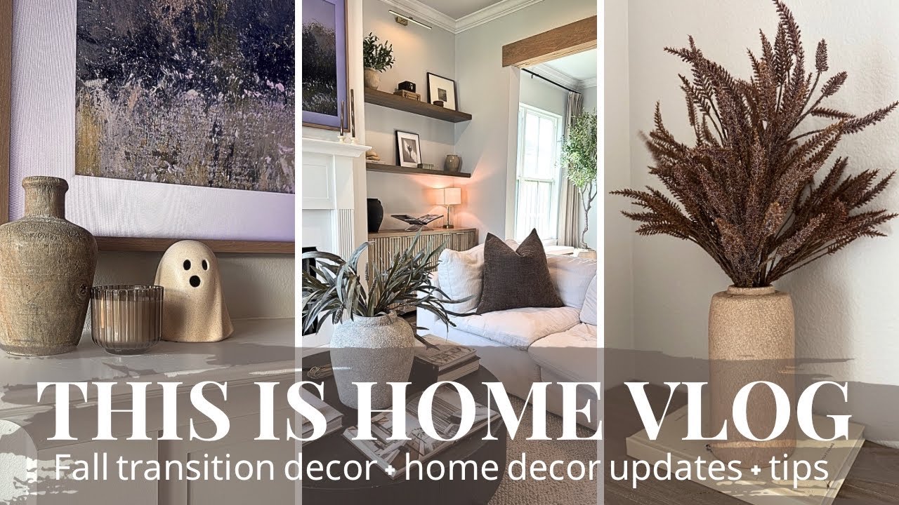 Fall transition home decor haul | Kohl"s finds | affordable and easy home decor tips