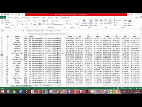 (Stata13): How to Reshape Wide to Longitudinal Data #reshapedata #reshapewide #reshapelong