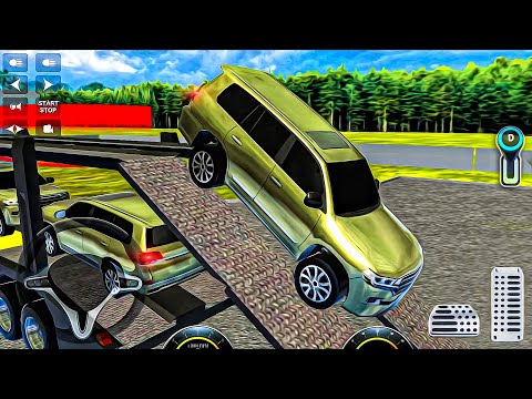 New Prado Jeep Transporter Driver - Car Transport Truck Simulator 3D - Best Android GamePlay #3