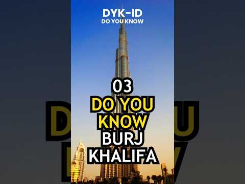03 🏢🌃 Burj Khalifa Facts, Dubai - UEA #shorts #facts #burjkhalifa #dubai #uea