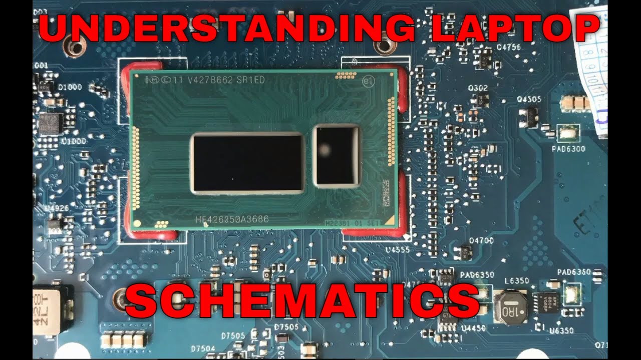 How to read & repair Laptop with schematics diagrams part 1