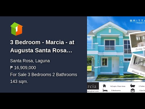 3 Bedroom - Marcia - at Augusta Santa Rosa Laguna