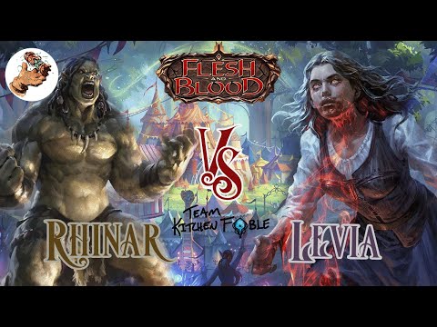 Rhinar vs. Levia ft (Steven) @CardAdvantage - Blitz Flesh and Blood TCG Gameplay