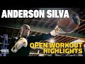 Anderson Silva Media Open Workout Highlights - MMA Fighting