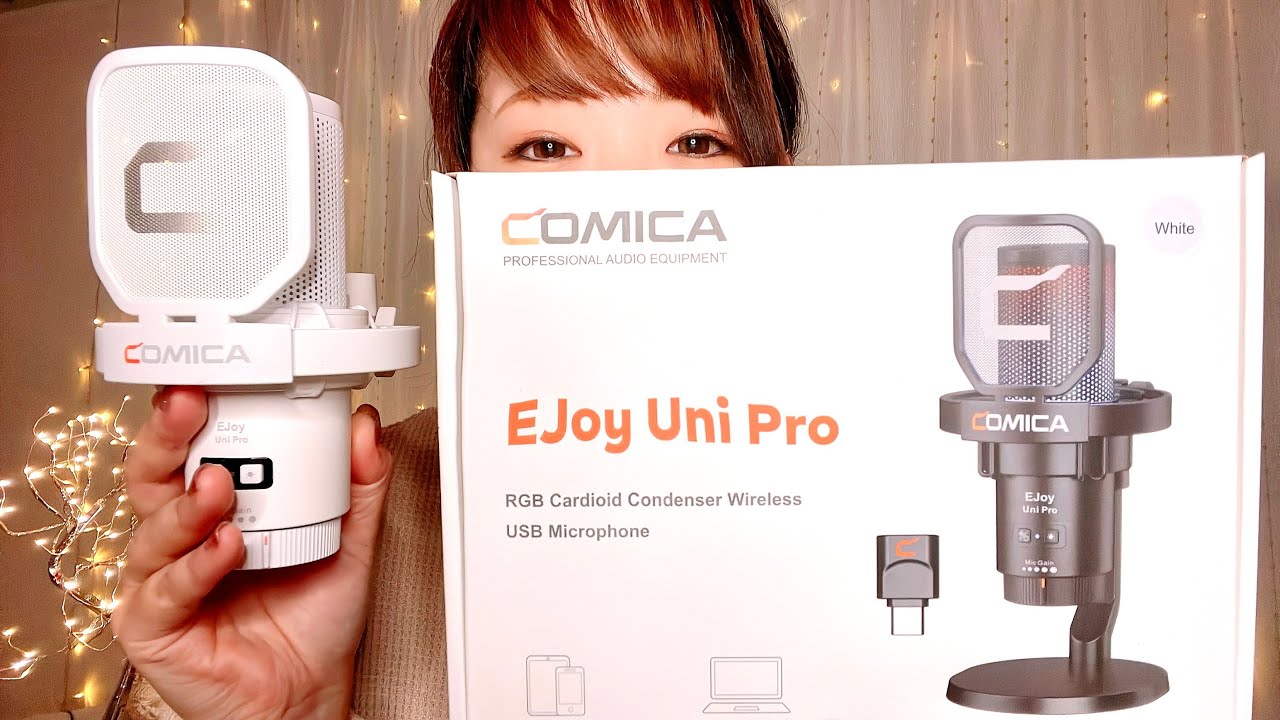 ASMR 囁き雑談 / Newマイク Comica Ejoy Uni Proの紹介と今年の目標について語ります✨